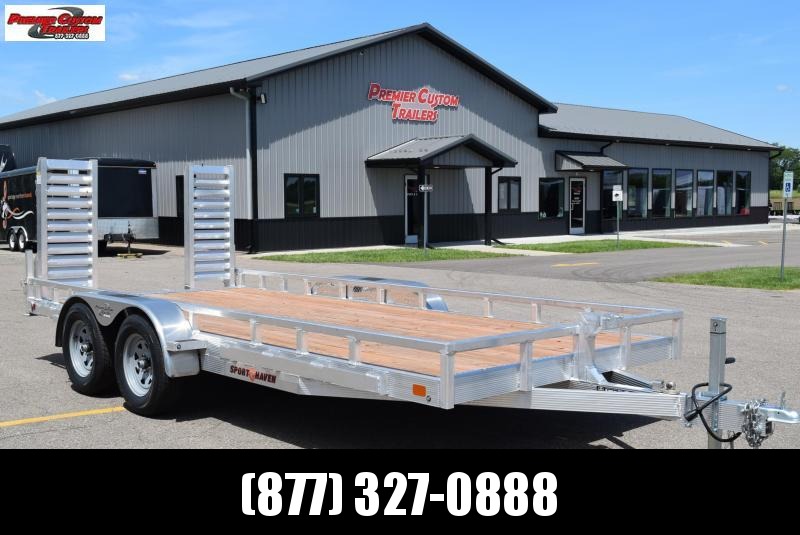 SPORT HAVEN 7x16 HEAVY DUTY EQUIPMENT TRAILER SPORT HAVEN 7x16 HEAVY DUTY EQUIPMENT TRAILER