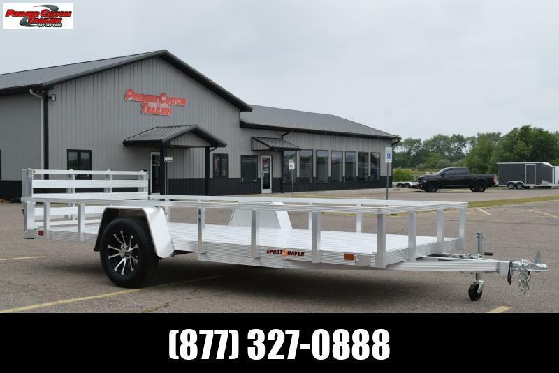 SPORT HAVEN 6x14 DELUXE SERIES UTILITY TRAILER w/ BIFOLD RAMP GATE