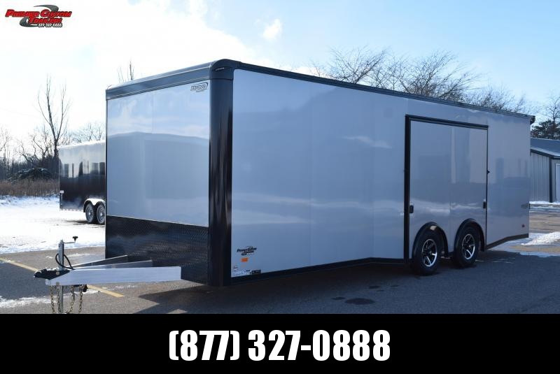 BRAVO SILVER STAR 8.5x24' ALUMINUM ENCLOSED *MIDNIGHT EDITION* RACE HAULER BRAVO SILVER STAR 8.5x24' ALUMINUM ENCLOSED *MIDNIGHT EDITION* RACE HAULER