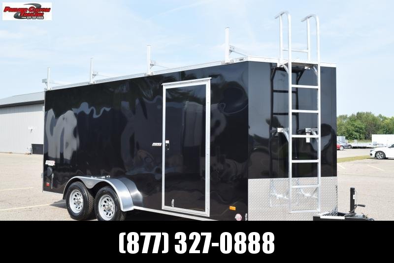 BRAVO 7x16 SCOUT ENCLOSED CONTRACTOR TRAILER w/ REAR DOUBLE DOORS BRAVO 7x16 SCOUT ENCLOSED CONTRACTOR TRAILER w/ REAR DOUBLE DOORS
