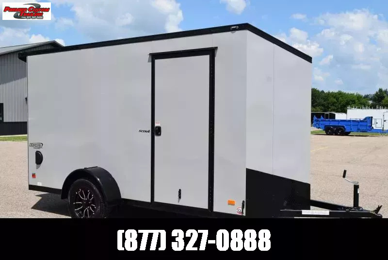 BRAVO 6x12 SCOUT *MIDNIGHT EDITION* ENCLOSED CARGO TRAILER