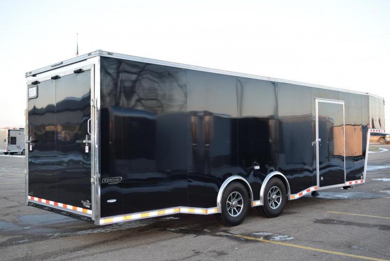 USED 2019 BRAVO STAR 32' FIFTH WHEEL ENCLOSED CAR HAULER Stacker