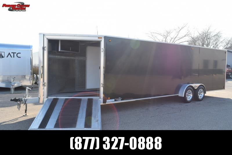 PRE-OWNED 2011 LEGEND 7X24'+5' ALUMINUM ENCLOSED SNOWMOBILE TRAILER PRE-OWNED 2011 LEGEND 7X24'+5' ALUMINUM ENCLOSED SNOWMOBILE TRAILER