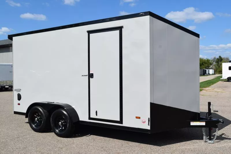 BRAVO 7x14 SCOUT ENCLOSED CARGO TRAILER *MIDNIGHT EDITION*