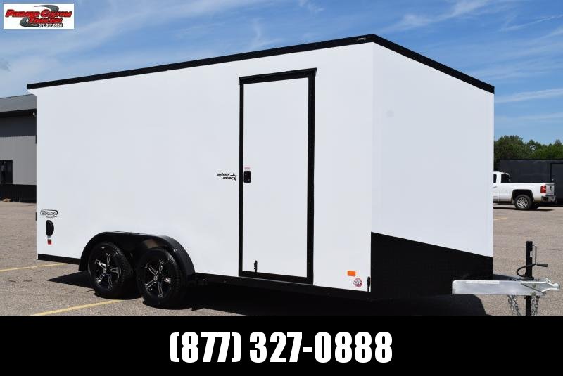 BRAVO 7.5x16 SILVER STAR *MIDNIGHT EDITION* ALUMINUM CARGO TRAILER BRAVO 7.5x16 SILVER STAR *MIDNIGHT EDITION* ALUMINUM CARGO TRAILER