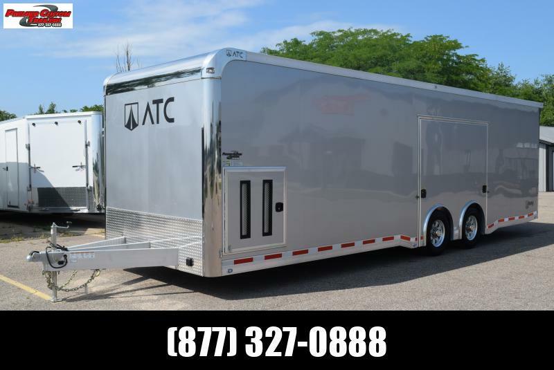 ATC 8.5x28' ROM 500 RACE HAULER w/ PREMIUM ESCAPE DOOR