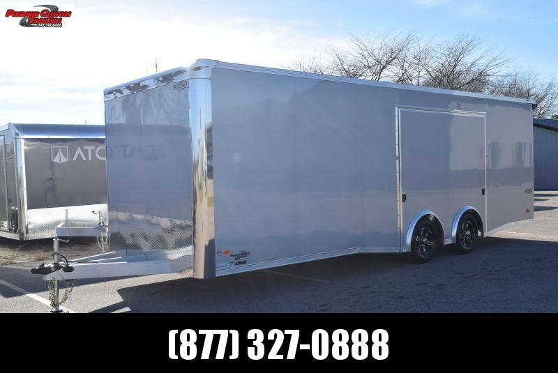 BRAVO SILVER STAR 8.5x24' ALUMINUM ENCLOSED CAR HAULER w/ PREMIUM ESCAPE DOOR BRAVO SILVER STAR 8.5x24' ALUMINUM ENCLOSED CAR HAULER w/ PREMIUM ESCAPE DOOR