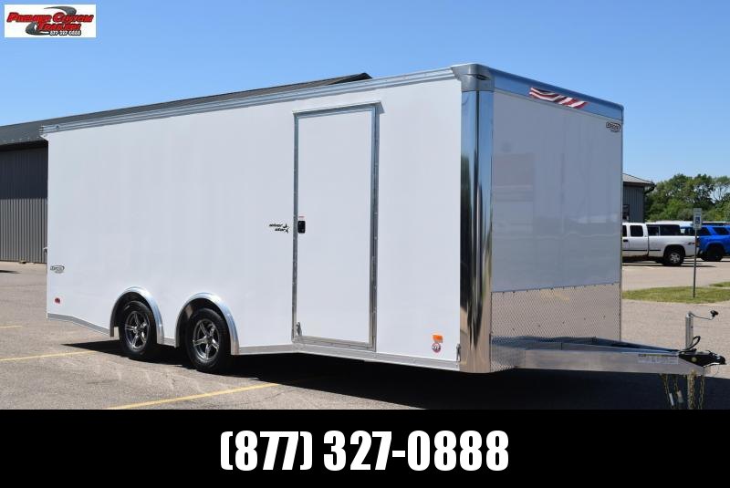 BRAVO SILVER STAR 20' ALUMINUM ENCLOSED CAR HAULER w/ 3500# AXLES BRAVO SILVER STAR 20' ALUMINUM ENCLOSED CAR HAULER w/ 3500# AXLES