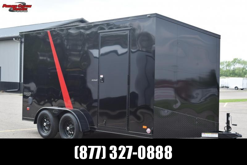 BRAVO 7x14 SCOUT *MIDNIGHT EDITION* ENCLOSED CARGO TRAILER BRAVO 7x14 SCOUT *MIDNIGHT EDITION* ENCLOSED CARGO TRAILER