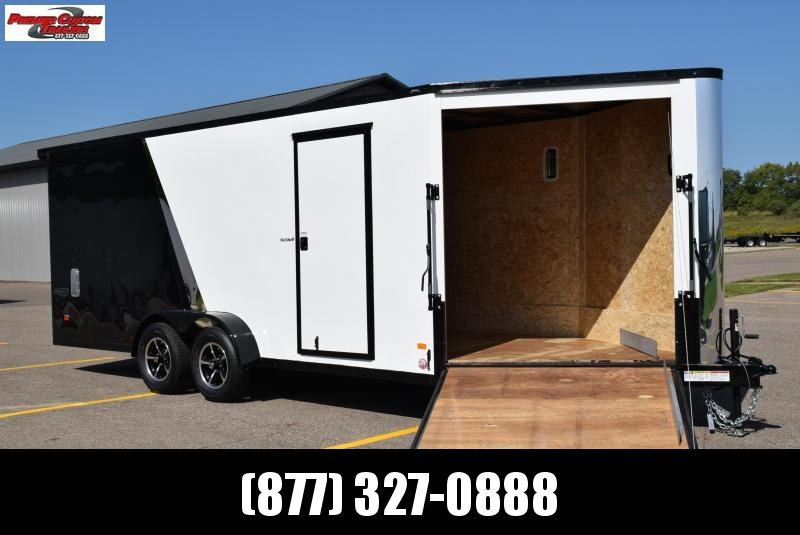 BRAVO SCOUT 18' + 5' **MIDNIGHT EDITION** ENCLOSED SNOWMOBILE/UTV TRAILER BRAVO SCOUT 18' + 5' **MIDNIGHT EDITION** ENCLOSED SNOWMOBILE/UTV TRAILER