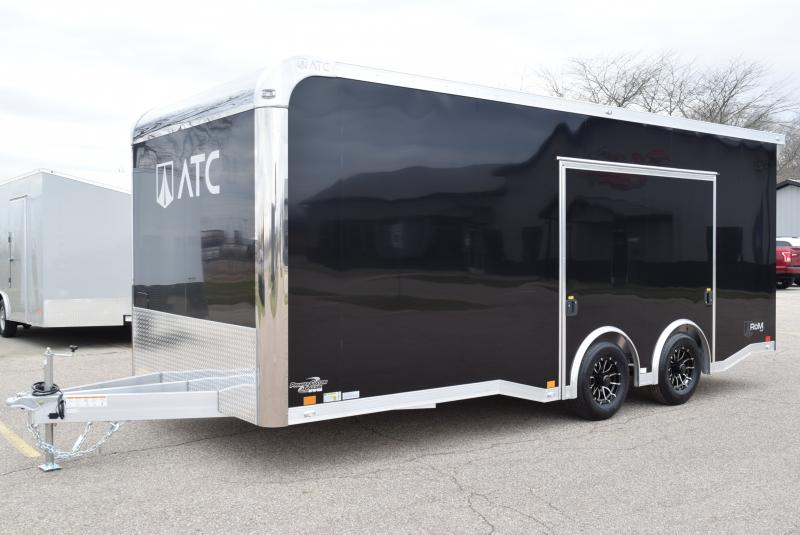 ATC 8.5x20' ROM 400 CAR HAULER w/ PREMIUM ESCAPE DOOR