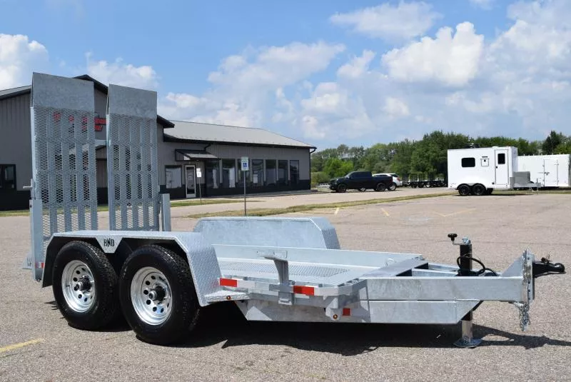 BND 5x10 SCISSOR LIFT TRAILER w/ 5200LB AXLES **FULLY GALVANIZED**