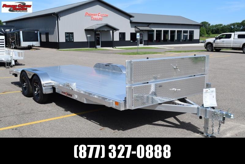 SPORT HAVEN 20' DELUXE ALUMINUM OPEN CAR HAULER SPORT HAVEN 20' DELUXE ALUMINUM OPEN CAR HAULER