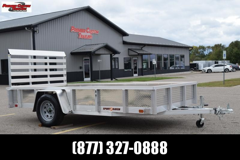 SPORT HAVEN 6x12 OPEN UTILITY TRAILER w/ ATP SIDES SPORT HAVEN 6x12 OPEN UTILITY TRAILER w/ ATP SIDES