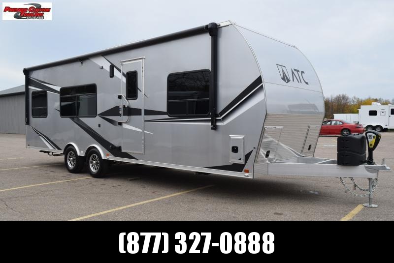 PRE-OWNED 2022 ATC 2816 GAME CHANGER ALUMINUM TOY HAULER PRE-OWNED 2022 ATC 2816 GAME CHANGER ALUMINUM TOY HAULER