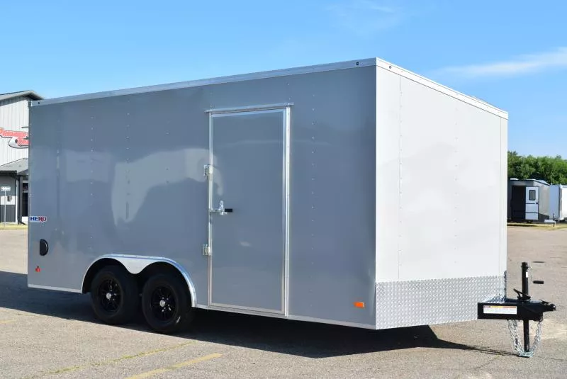 BRAVO HERO 8.5x16 ENCLOSED CARGO TRAILER - 7k GVWR