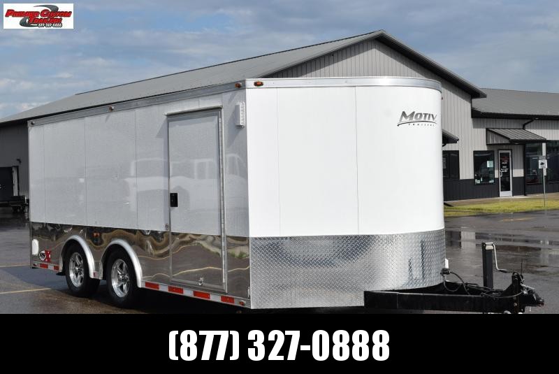 USED 2012 MOTIV 8.5x16+2 RSX ENCLOSED CAR HAULER USED 2012 MOTIV 8.5x16+2 RSX ENCLOSED CAR HAULER