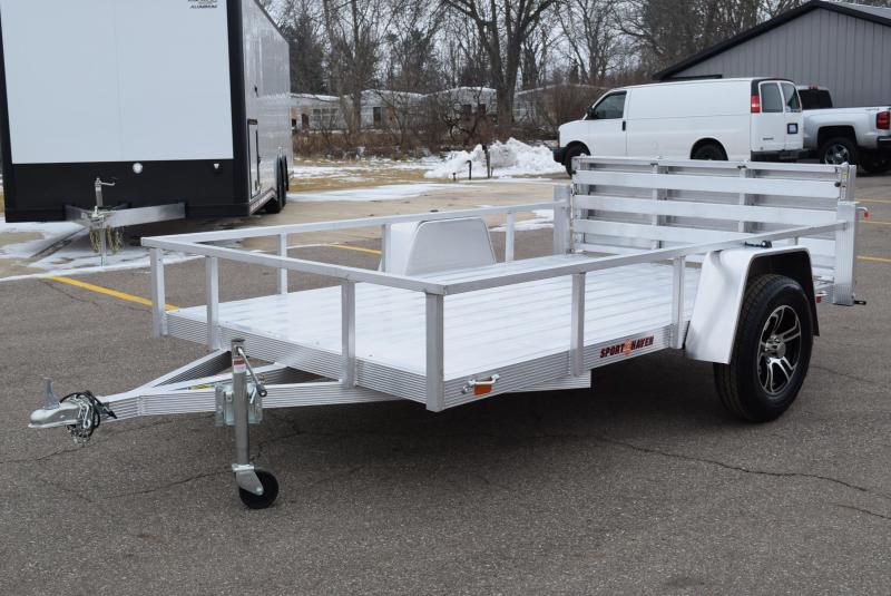 SPORT HAVEN 6x10 DELUXE SERIES UTILITY TRAILER W/ BIFOLD RAMP GATE Custom Enclosed and Open