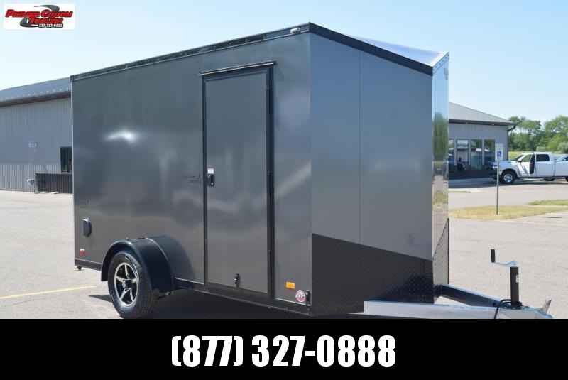 BRAVO 6x12 SILVER STAR ALUMINUM CARGO TRAILER *MIDNIGHT EDITION* BRAVO 6x12 SILVER STAR ALUMINUM CARGO TRAILER *MIDNIGHT EDITION*