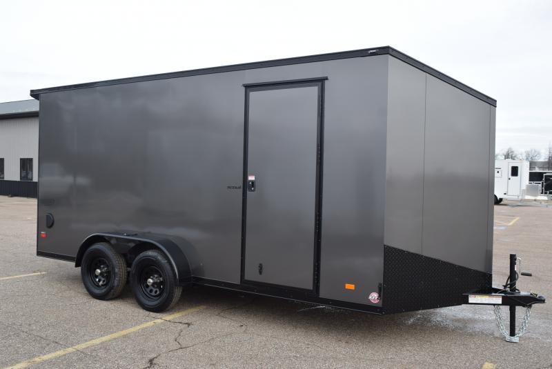 BRAVO 7x16 SCOUT *MIDNIGHT EDITION* ENCLOSED CARGO TRAILER
