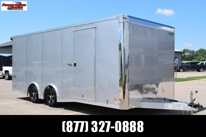 BRAVO SILVER STAR 8.5x20' ALUMINUM ENCLOSED CAR HAULER w/ 3500# AXLES BRAVO SILVER STAR 8.5x20' ALUMINUM ENCLOSED CAR HAULER w/ 3500# AXLES