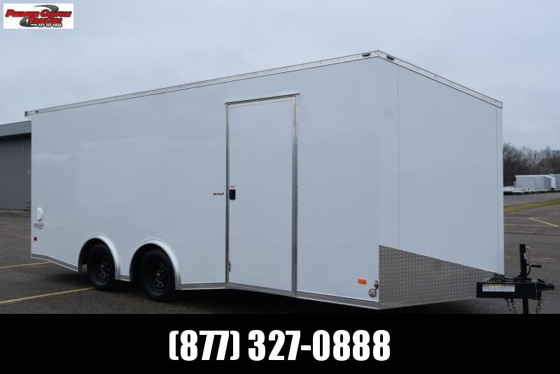BRAVO 8.5x20 SCOUT ENCLOSED CAR HAULER w/ 3500LB AXLES BRAVO 8.5x20 SCOUT ENCLOSED CAR HAULER w/ 3500LB AXLES