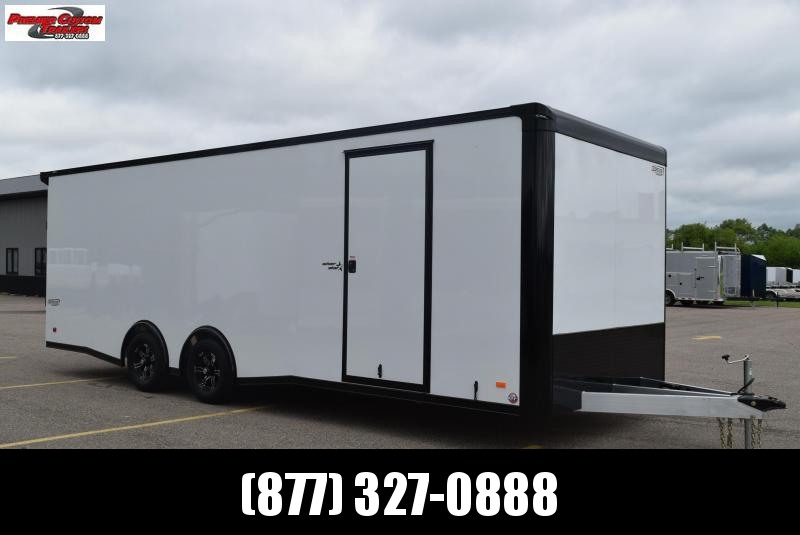 BRAVO SILVER STAR 24' ALUMINUM ENCLOSED *MIDNIGHT EDITION* RACE HAULER BRAVO SILVER STAR 24' ALUMINUM ENCLOSED *MIDNIGHT EDITION* RACE HAULER