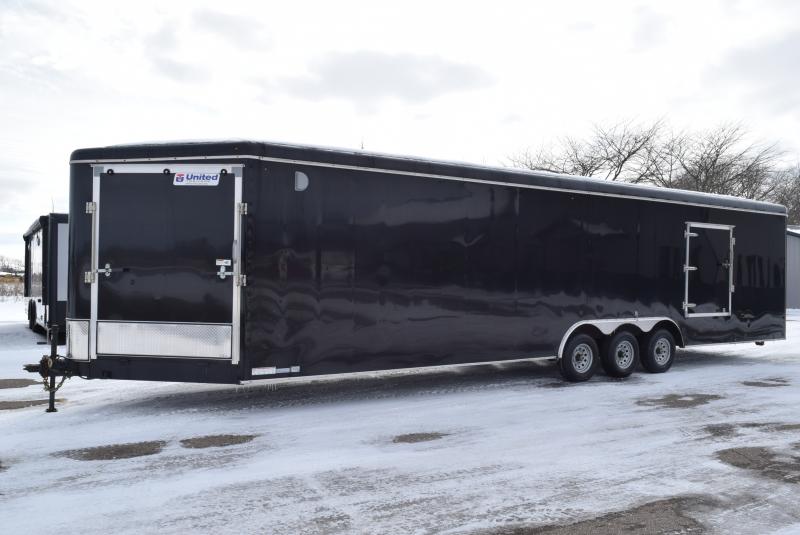 PRE-OWNED 2012 UNITED UW 8.5x34+5' ENCLOSED COMBO SNOWMOBILE/ATV/UTV TRAILER PRE-OWNED 2012 UNITED UW 8.5x34+5' ENCLOSED COMBO SNOWMOBILE/ATV/UTV TRAILER