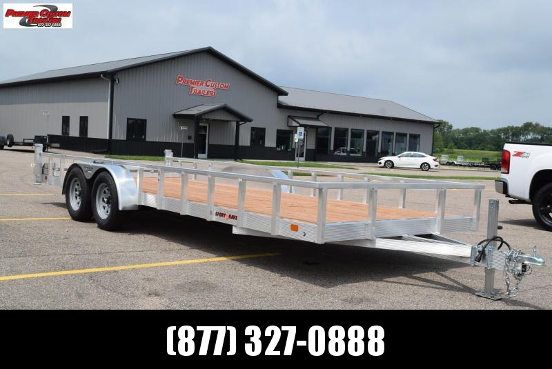SPORT HAVEN 7x20 OPEN UTILITY TRAILER w/ BI-FOLD GATE SPORT HAVEN 7x20 OPEN UTILITY TRAILER w/ BI-FOLD GATE