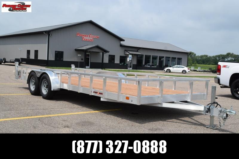 SPORT HAVEN 7x20 OPEN UTILITY TRAILER w/ BI-FOLD GATE SPORT HAVEN 7x20 OPEN UTILITY TRAILER w/ BI-FOLD GATE