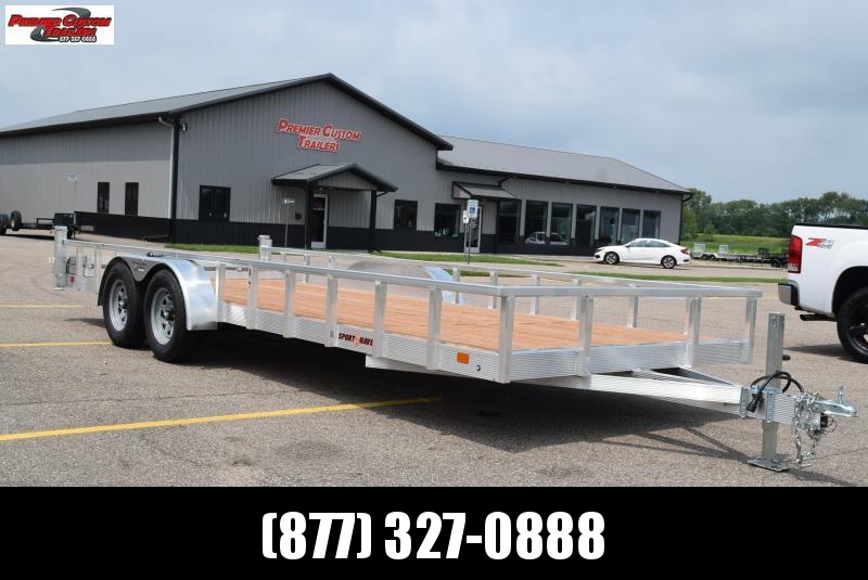SPORT HAVEN 7x20 OPEN UTILITY TRAILER w/ BI-FOLD GATE SPORT HAVEN 7x20 OPEN UTILITY TRAILER w/ BI-FOLD GATE