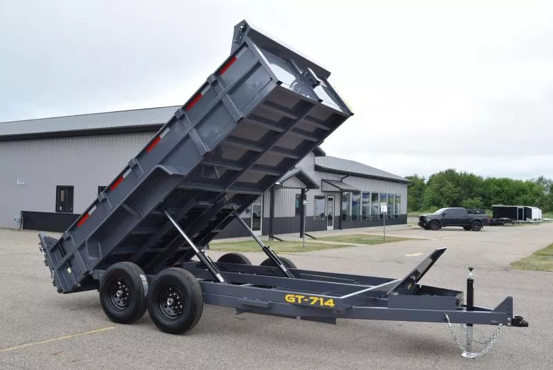GRIFFIN 7 x 14 14K LOW PRO DUMP TRAILER 