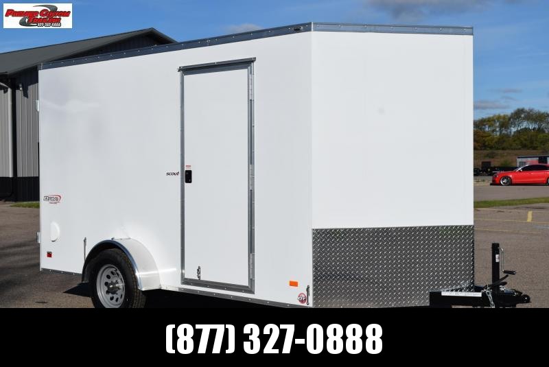 BRAVO 7x12 SCOUT ENCLOSED CARGO TRAILER w/ REAR DOUBLE DOORS BRAVO 7x12 SCOUT ENCLOSED CARGO TRAILER w/ REAR DOUBLE DOORS