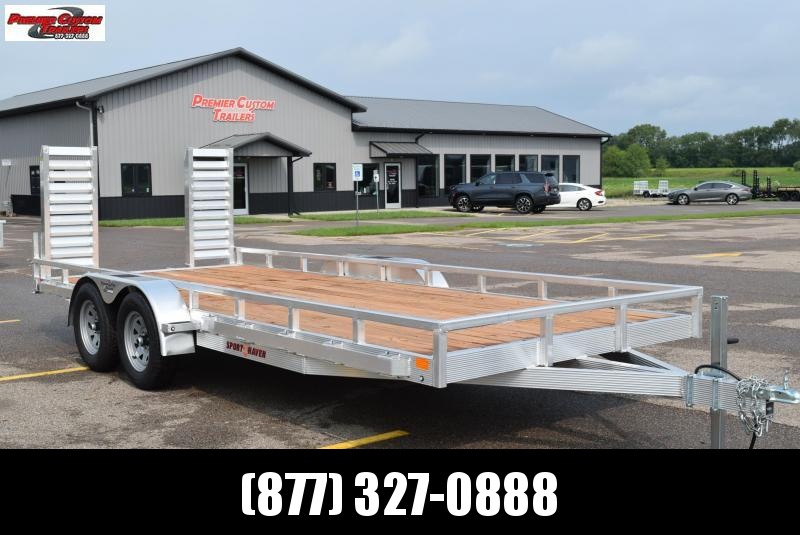 SPORT HAVEN 7x18 HEAVY DUTY UTILITY TRAILER SPORT HAVEN 7x18 HEAVY DUTY UTILITY TRAILER