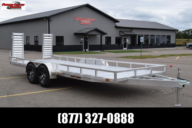 SPORT HAVEN 7x20 HEAVY DUTY EQUIPMENT TRAILER SPORT HAVEN 7x20 HEAVY DUTY EQUIPMENT TRAILER