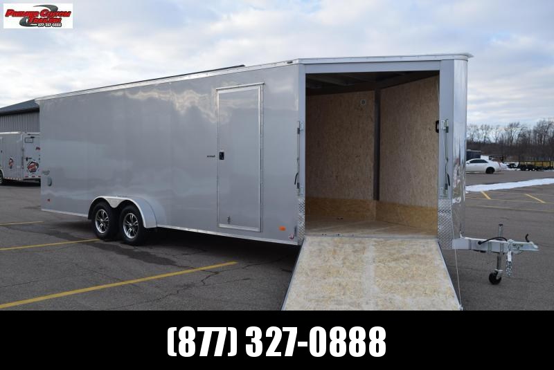 BRAVO 22'+5' SILVER STAR ALUMINUM SNOWMOBILE/UTV TRAILER BRAVO 22'+5' SILVER STAR ALUMINUM SNOWMOBILE/UTV TRAILER
