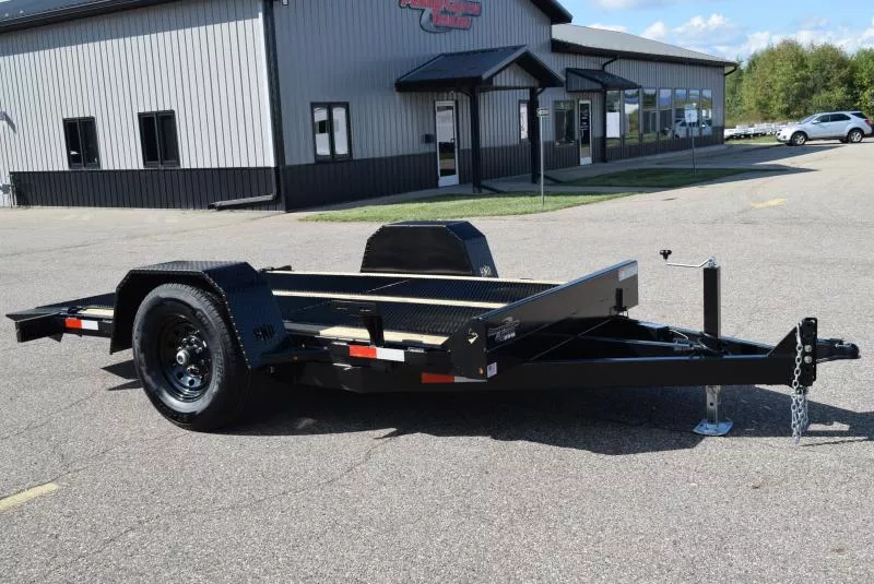 BND 6x12 TILT BED SCISSOR LIFT EQUIPMENT TRAILER w/ 7000LB AXLE