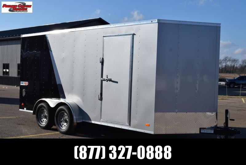 BRAVO HERO 7x16 ENCLOSED CARGO TRAILER BRAVO HERO 7x16 ENCLOSED CARGO TRAILER