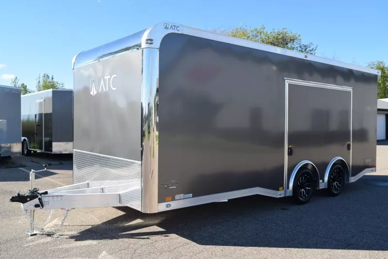 ATC 8.5x20' ROM 400 CAR HAULER w/ PREMIUM ESCAPE DOOR