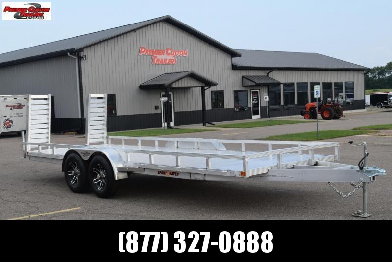 SPORT HAVEN 7x20 HEAVY DUTY EQUIPMENT TRAILER SPORT HAVEN 7x20 HEAVY DUTY EQUIPMENT TRAILER