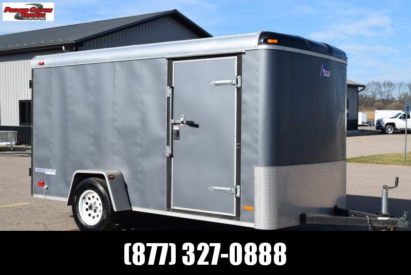 PRE-OWNED 2001 PACE AMERICAN 6x12 ENCLOSED CARGO TRAILER w/ REAR DOUBLE DOORS PRE-OWNED 2001 PACE AMERICAN 6x12 ENCLOSED CARGO TRAILER w/ REAR DOUBLE DOORS