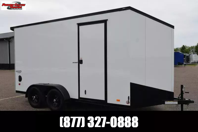 BRAVO 7x14 SCOUT ENCLOSED CARGO TRAILER *MIDNIGHT EDITION*