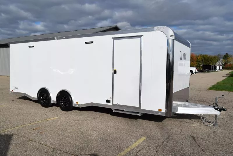 ATC 8.5x24' ROM 450 RACE HAULER w/ PREMIUM ESCAPE DOOR & LIFETRAC SYSTEM