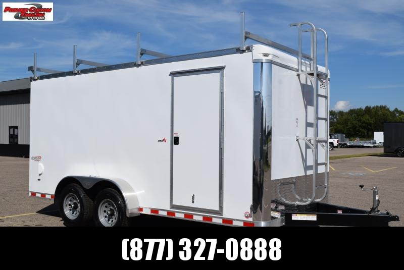 BRAVO 7x16 STAR ENCLOSED CONTRACTOR TRAILER w/ 5200LB AXLES BRAVO 7x16 STAR ENCLOSED CONTRACTOR TRAILER w/ 5200LB AXLES