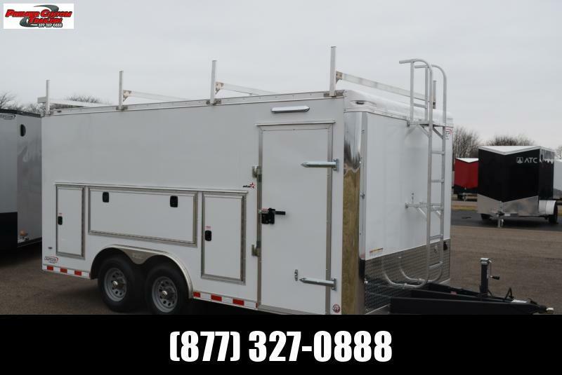 BRAVO STAR 8.5x16 PRO SERIES CONTRACTOR TRAILER w/ REAR RAMP DOOR