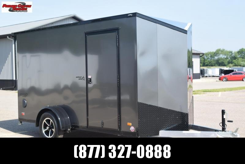 BRAVO 6x12 SILVER STAR *MIDNIGHT EDITION* ALUMINUM CARGO TRAILER BRAVO 6x12 SILVER STAR *MIDNIGHT EDITION* ALUMINUM CARGO TRAILER