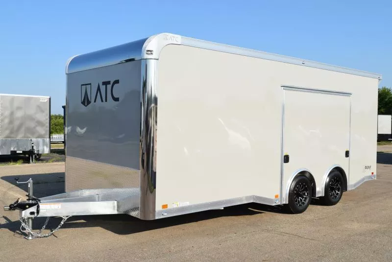 ATC 8.5x20' ROM 400 CAR HAULER w/ PREMIUM ESCAPE DOOR