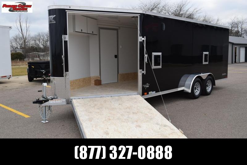 RAVEN 18'+6' ENCLOSED SNOWMOBILE/UTV TRAILER w/SNOW PLUS PACKAGE RAVEN 18'+6' ENCLOSED SNOWMOBILE/UTV TRAILER w/SNOW PLUS PACKAGE