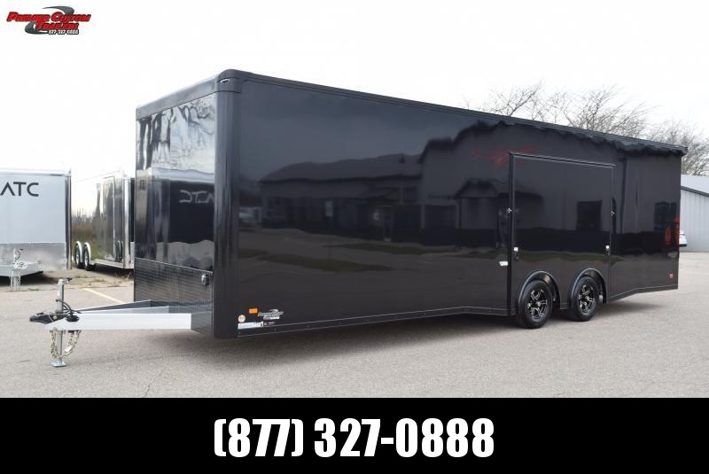 BRAVO SILVER STAR 8.5x28' ALUMINUM ENCLOSED RACE HAULER BRAVO SILVER STAR 8.5x28' ALUMINUM ENCLOSED RACE HAULER