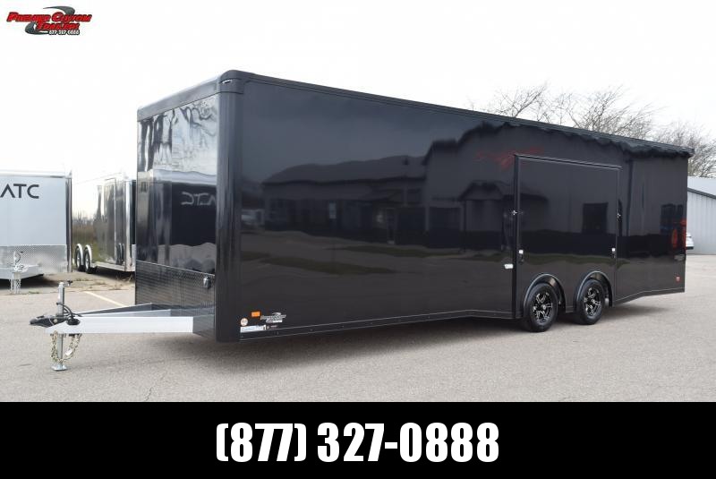 BRAVO SILVER STAR 8.5x28' ALUMINUM ENCLOSED RACE HAULER BRAVO SILVER STAR 8.5x28' ALUMINUM ENCLOSED RACE HAULER